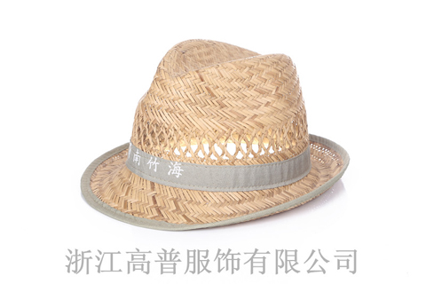 男士巴拿馬帽，樣帽圖由江浙滬帽子工廠提供